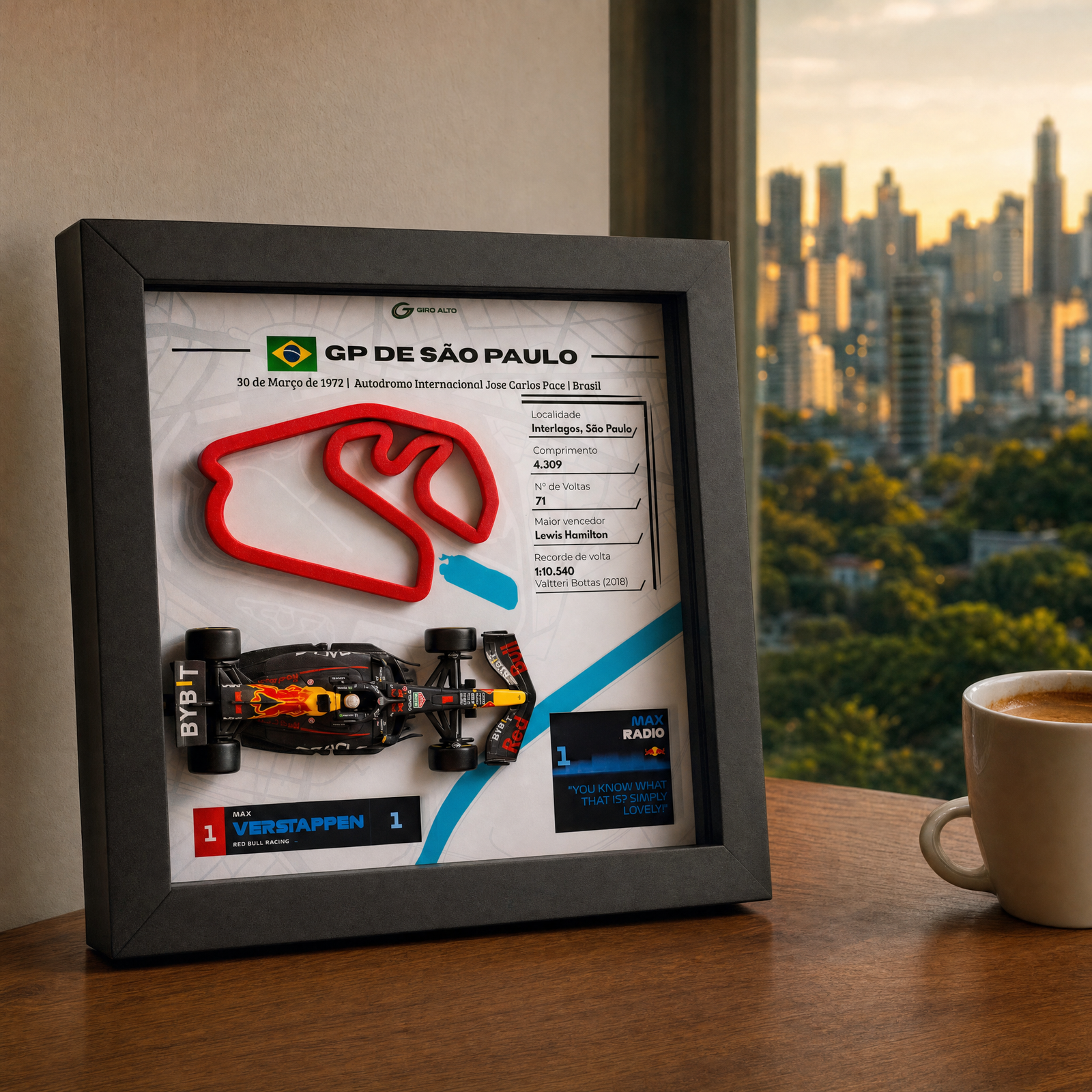 Quadro Eternal Lap Simply Lovely — Max Verstappen · GP de São Paulo - Imagem 5