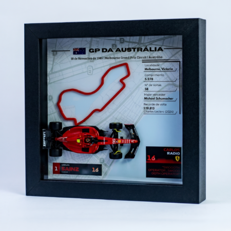 Quadro Eternal Lap Smooth Operator - Carlos Sainz GP Australia - studio Higgsfield v3