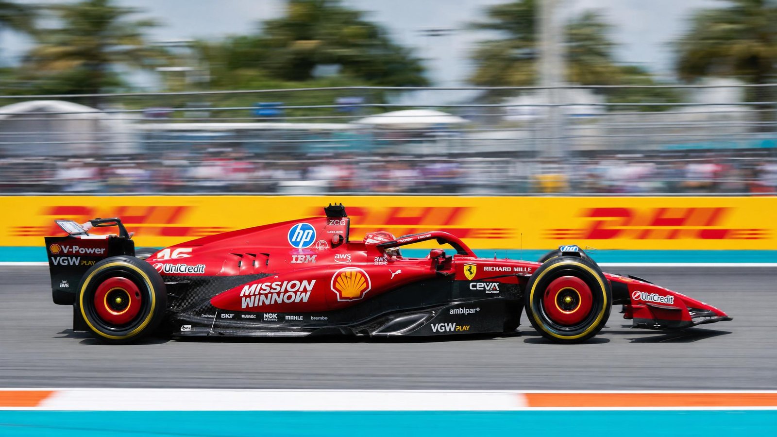 Ferrari no GP de Miami 2026: o pódio que escapou nas últimas voltas